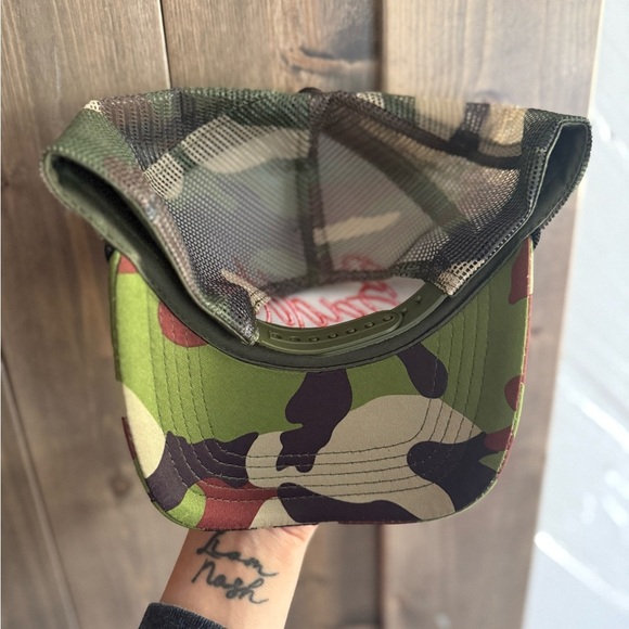 Camouflage 'Baddie' Trucker Hat - Picture 3 of 3